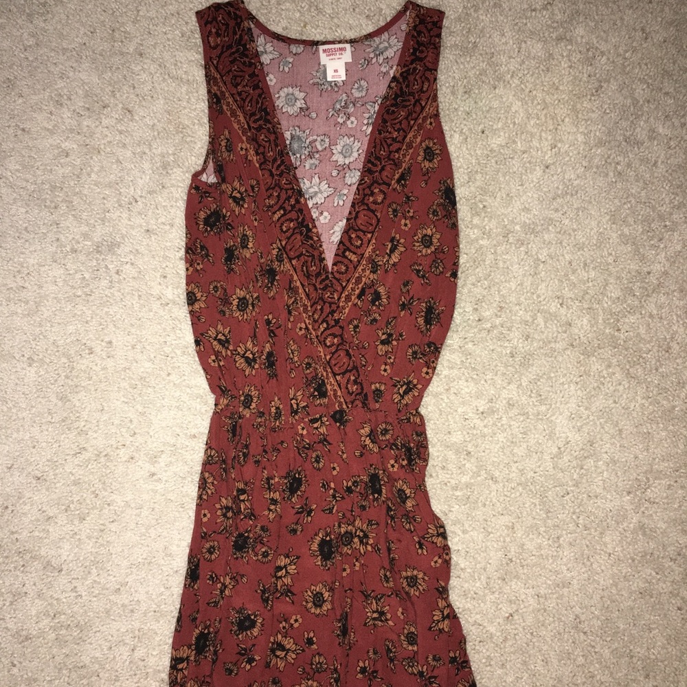 Floral Print Romper